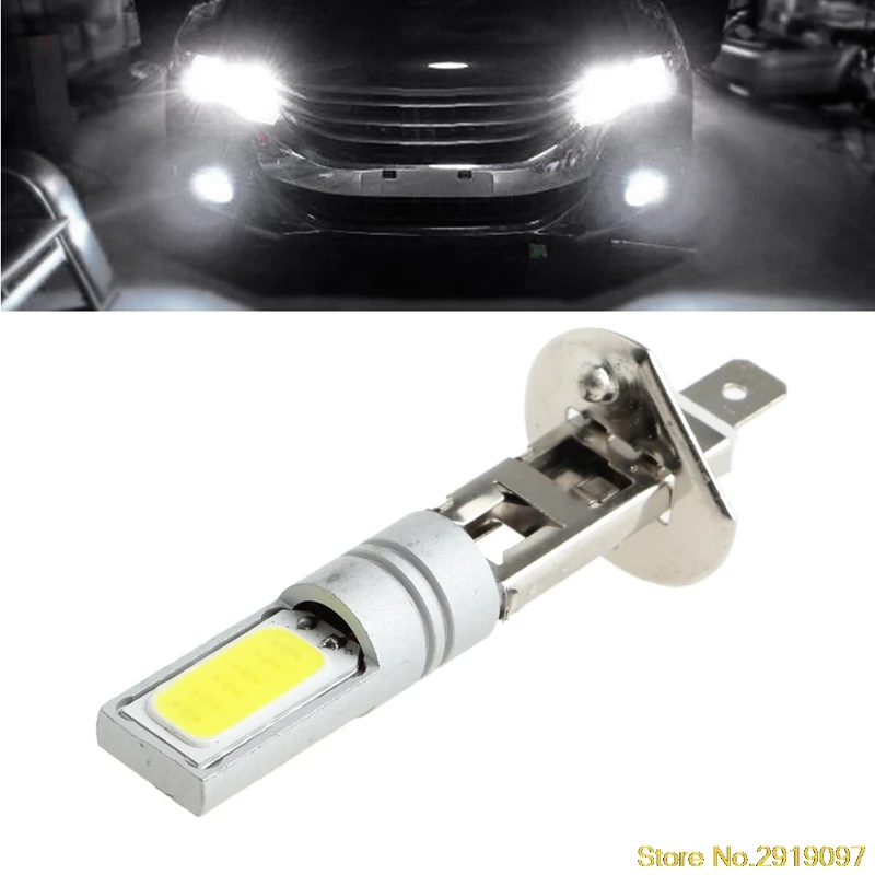 

Newest AC/DC 12-24V H1 High Power COB LED Fog Light Driving Lamp DRL Bulb White 40W Drop Ship