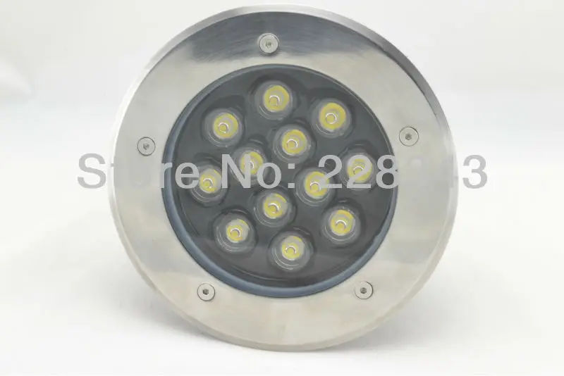 85-265V12W светодиодный подземный светильник, от производителя(Сертификация CE& EC(RoHS) по запрещению применения опасных веществ, IP68, алюминиевый подземный светильник, процесс окисления, теплый белый/холодный белый