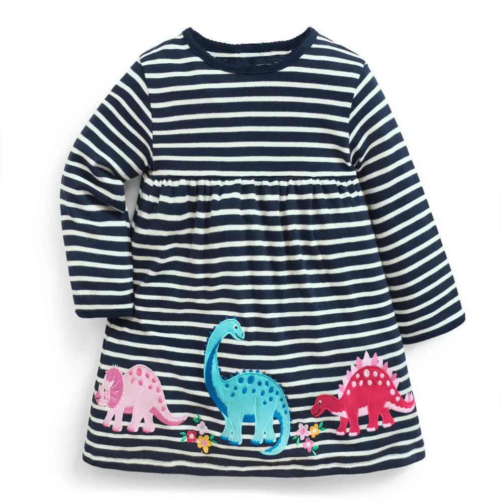 Littlemandy Girls Dress Dinosaur 2018 Autumn New Princess Dresses For Girl Kids Baby Girl Clothes Long Sleeve Baby Girl Clothes Littlemandy Girls Dress Dinosaur 2018 Autumn New Princess Dresses For Girl Kids Baby Girl Clothes Long Sleeve Baby Girl Clothes