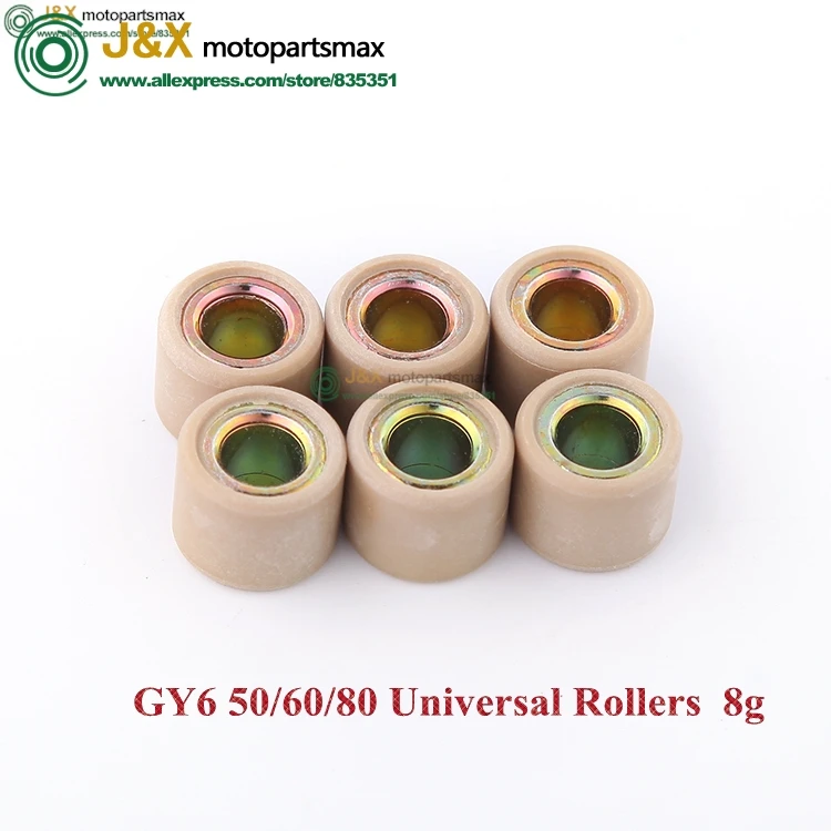 

Free Shipping Motorcycle scooter ROLLERS SCOOTER PARTS GY6 50CC 49CC 80CC 100CC 139QMB ROLLERS KYMCO 8G ROLLERS VARIATOR SET