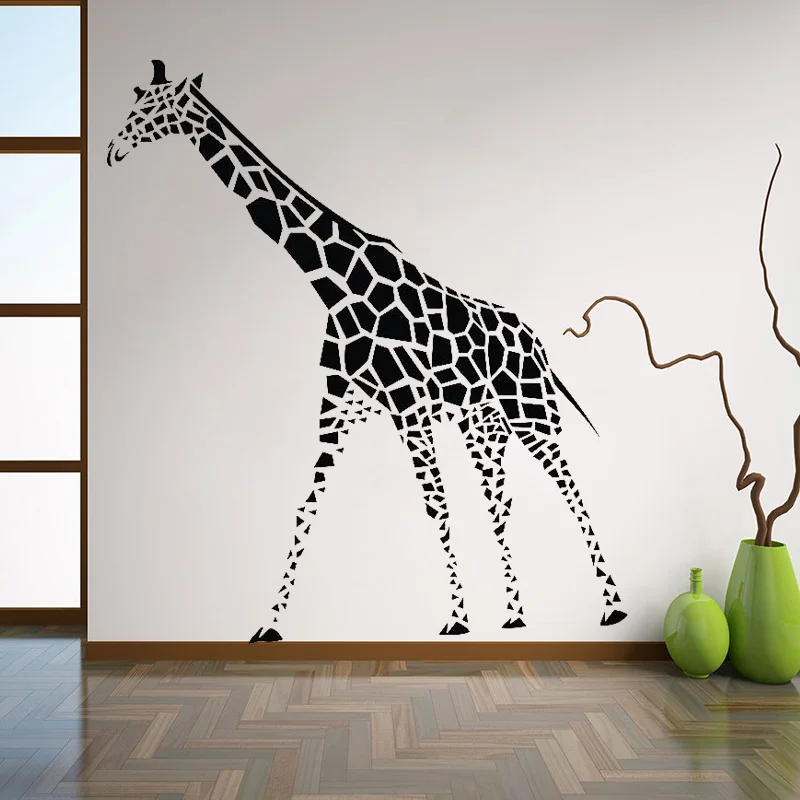 Giraffe Wall Decals Cute Animals Wall Stickers For Nursery Art Mural For Kids Bedroom Baby Room