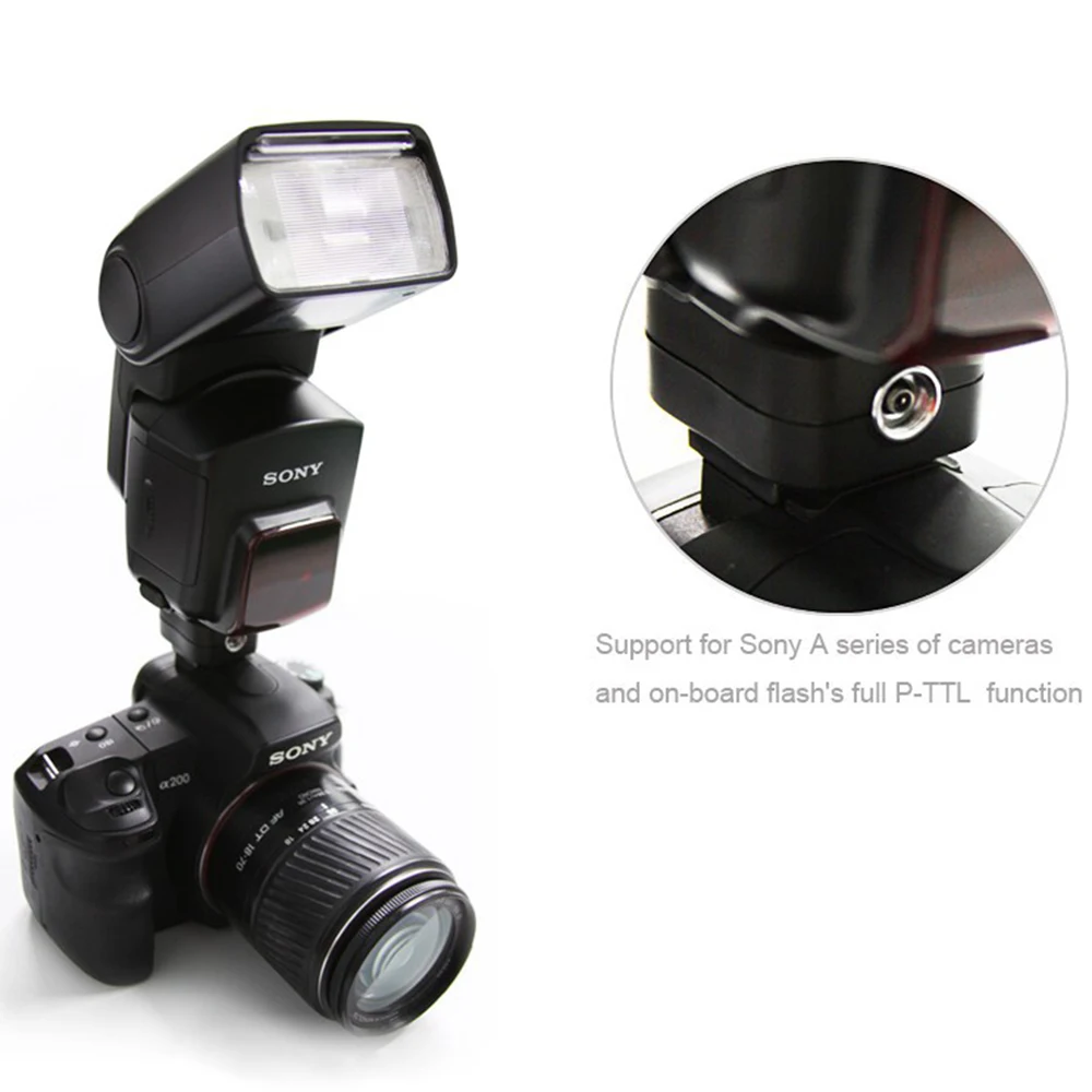sony a100 hot shoe adapter