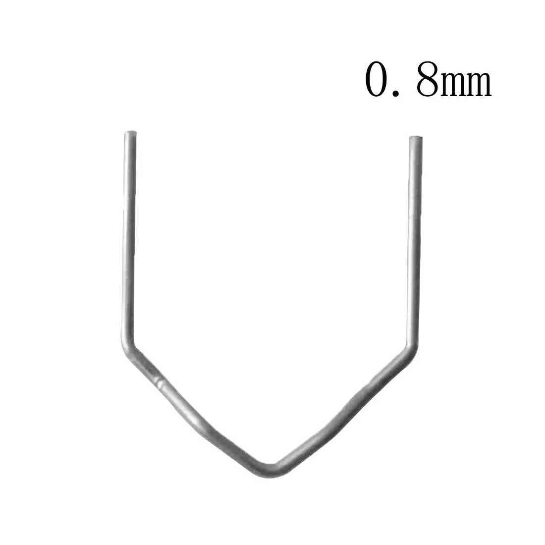 Square wave V 0.8mm 600 шт 0,8 мм/0,6 мм пластиковый степлер автомобильный бампер ремонт Hine сварочные провода из нержавеющей стали стандартные предварительно вырезанные скобы для горячего степлера - Цвет: Square wave V 0.8mm
