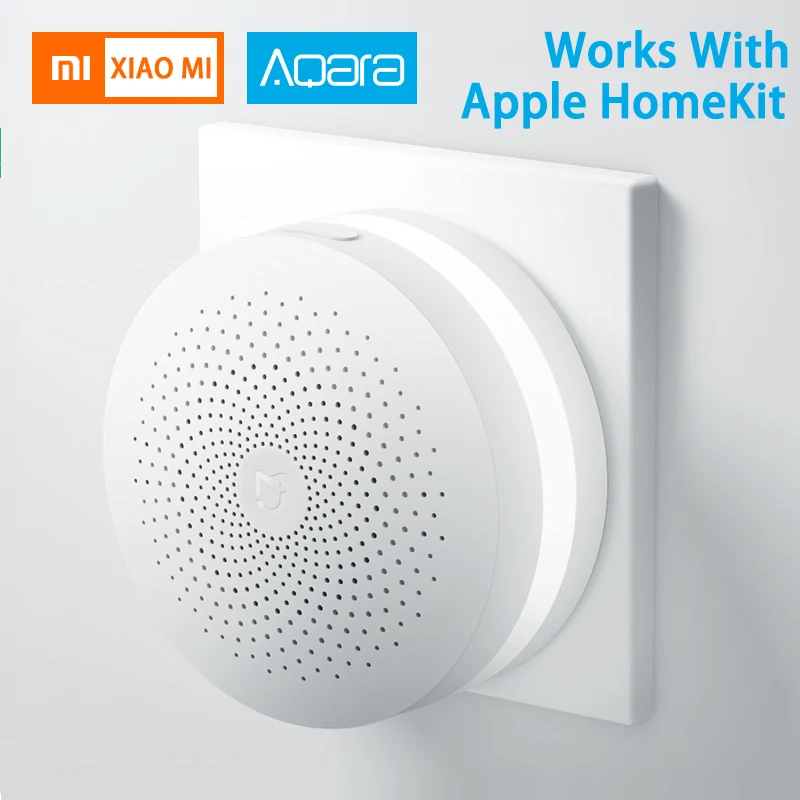 

New Original Xiaomi Mijia Aqara Hub Mi Gateway with RGB Led night light Smart work with For Apple Homekit and aqara smart App