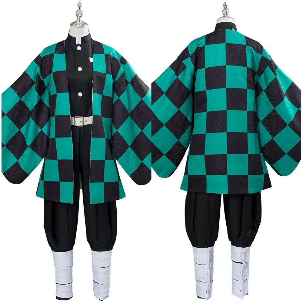 

Blade of Demon Destruction Kamado Tanjirou Cosplay Costume Outfit Halloween Carnival Costumes Custom Made