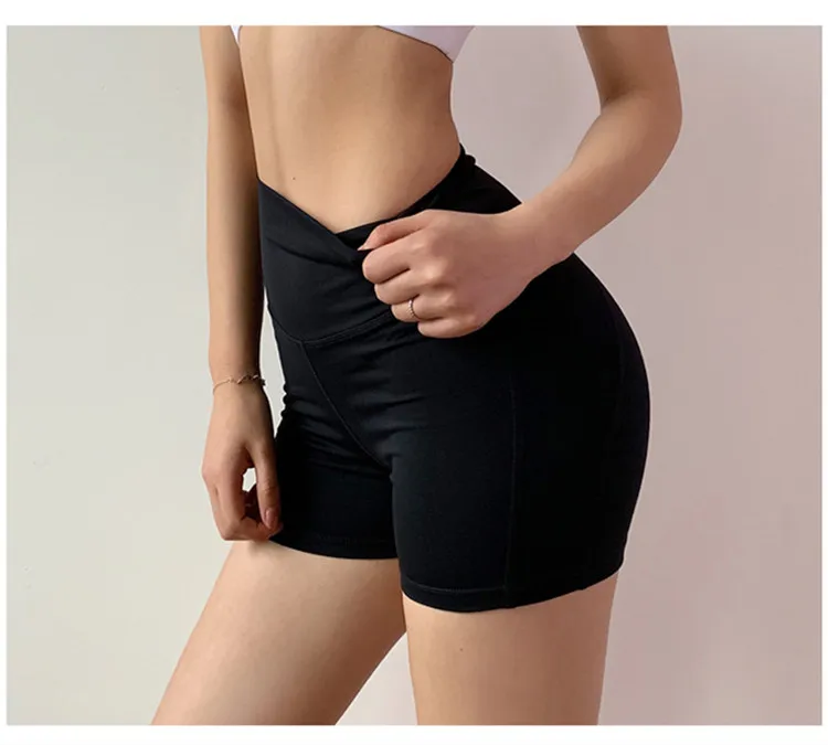 Mermaid Curve новые шорты для йоги с высокой талией, сексуальные женские спортивные шорты для фитнеса, впитывающие штаны для бега трусцой, спортзала, бега, велоспорта