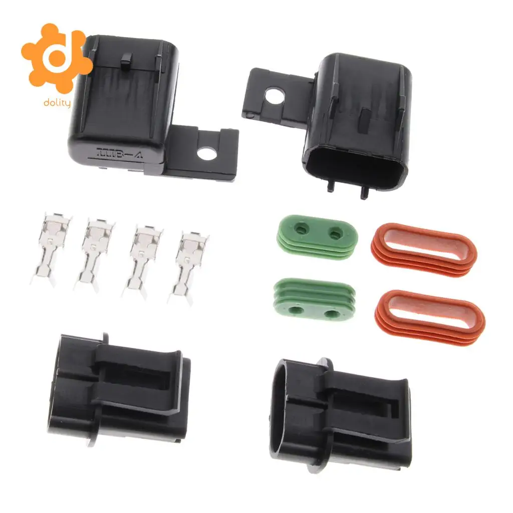 2 Sets Car Boat JH7018 Middle ATO ATC Blade Fuse Box Block with Terminals