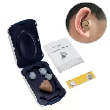 

Small In The Ear Invisible Best Sound Amplifier Adjustable Tone Hearing Aids Aid