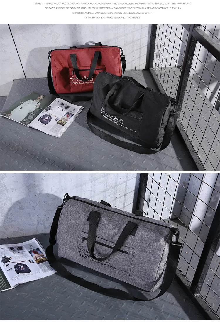 Унисекс холщовая дорожная сумка большой емкости мужские ручные багажные дорожные сумки выходные женские многофункциональные дорожные сумки