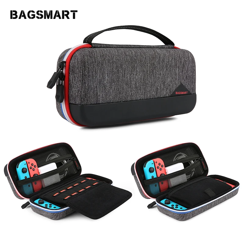 

BAGSMART Nintendo Switch Carry Case Protective Hard Shell Cover for Switch Console Pro Portable Switch Accessories Storage Case