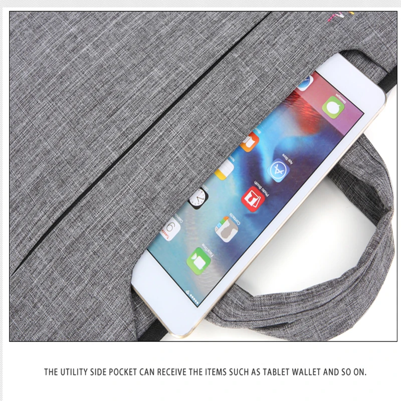 DOWSWIN Notebook Laptop Bag Sleeve 13 15 Inch Shoulder Bag For Macbook Air 13 Case Handbag For Dell HP Lenovo Asus Xiaomi  (1)