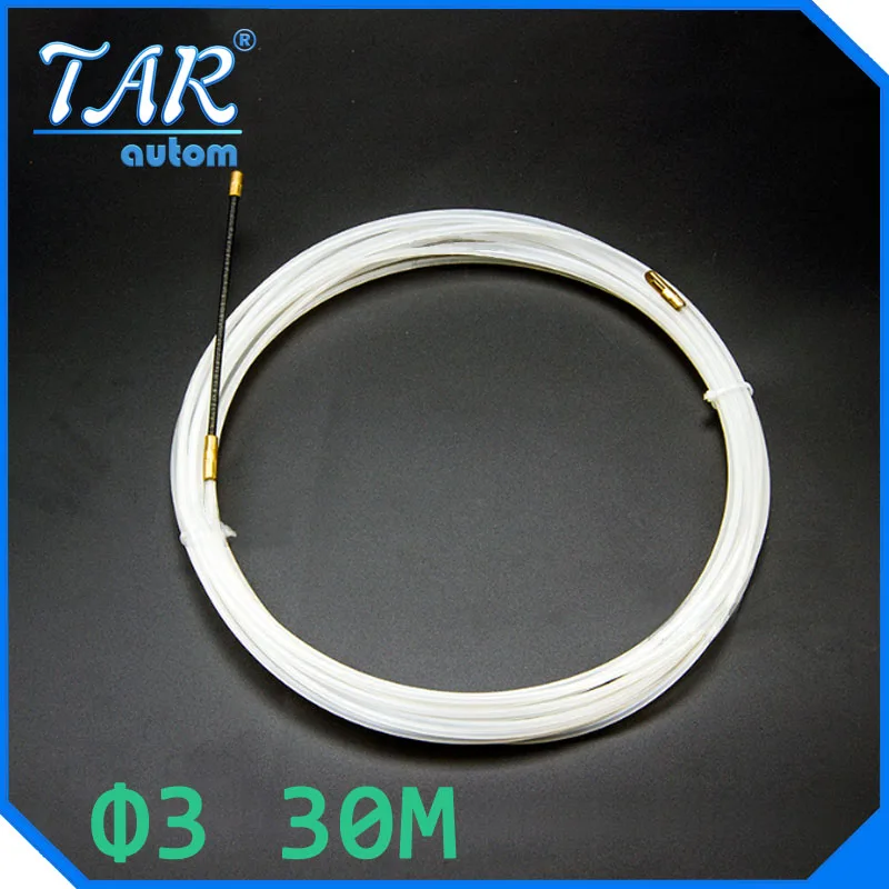 30M Nylon cable puller the extractor leader for Dia 3mm cable electrician threading device network cable wire lead device 30M Nylon cable puller the extractor leader for Dia 3mm cable electrician threading device network cable wire lead device