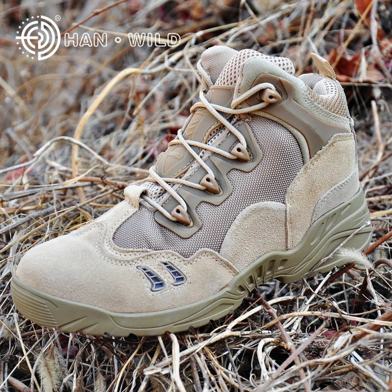 magnum boots Spring Autumn Men's outdoor tactical boots Climbing Desert