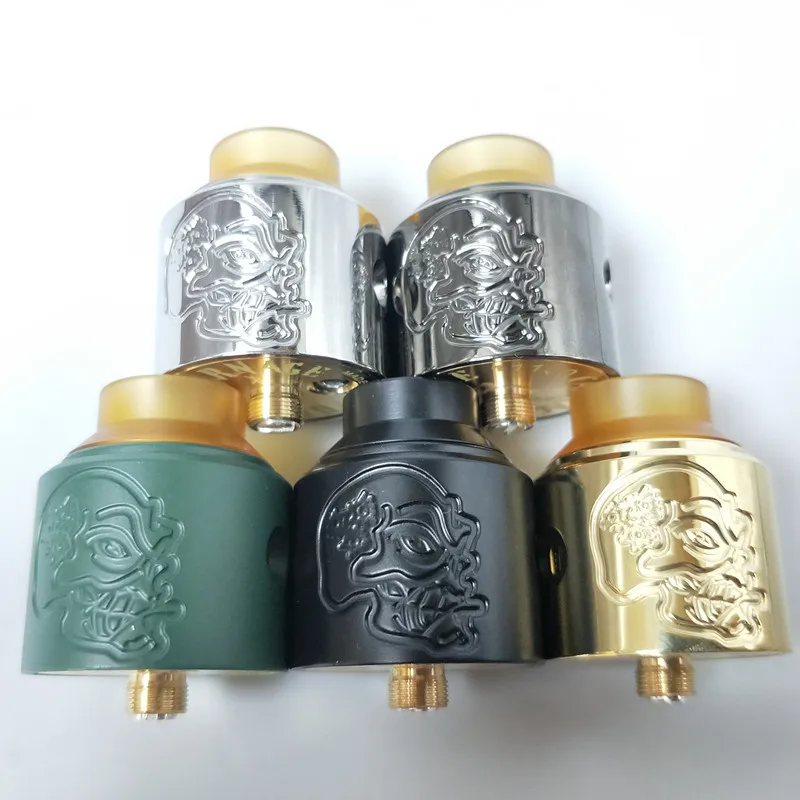 Newest-Skull-RDA-Atomizers-With-PEI-POM-Wide-Bore-Drip-Tip-28mm-diameter-Fit-510-E