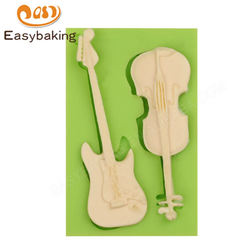 Molde De Silicona Con Forma De Guitarra DIY Herram... - Grandado