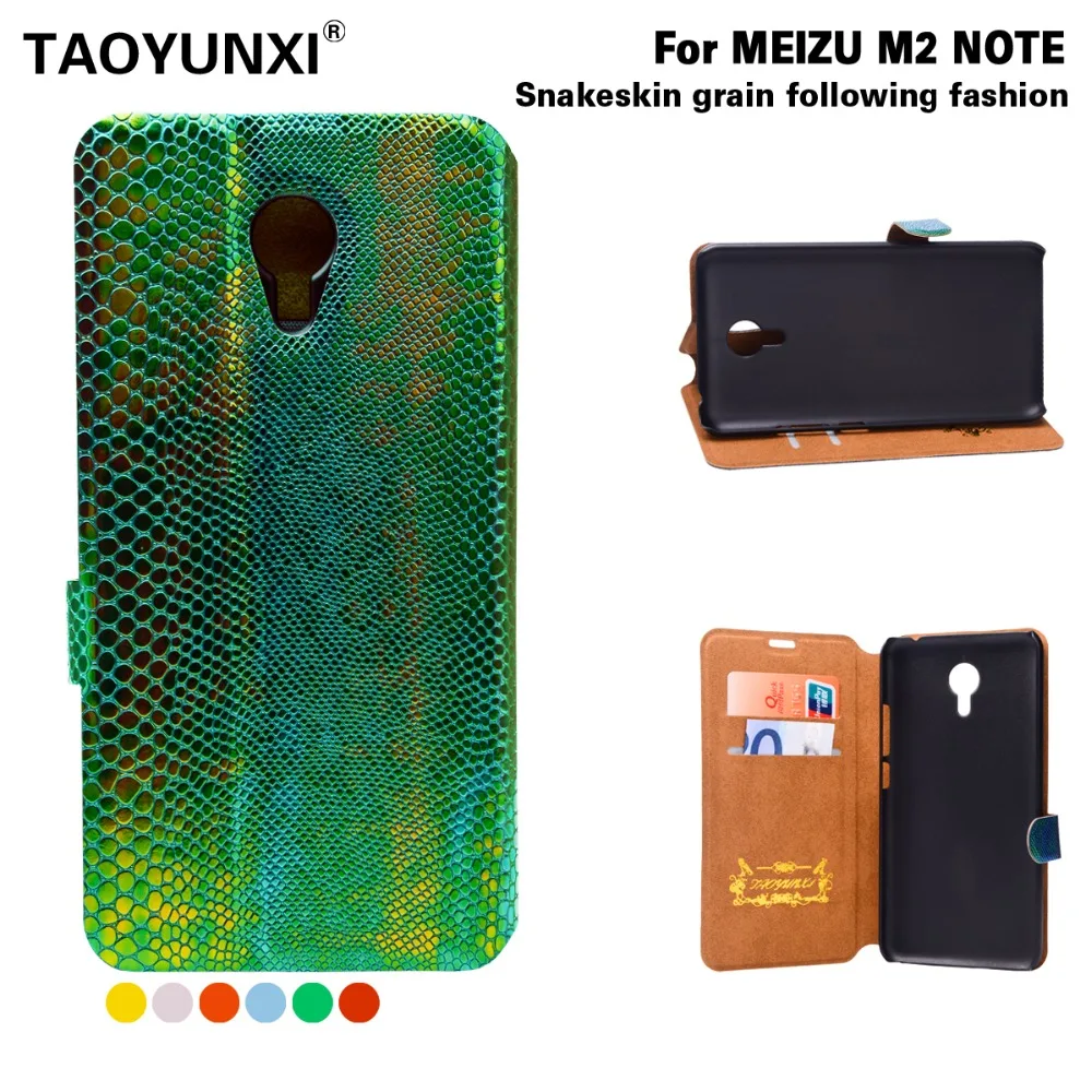 

Luxury Snake Leather Case for Meizu Meilan M2 Note M2 Mini MX4 MX5 Cases Wallet Flip Cover With Card Slot