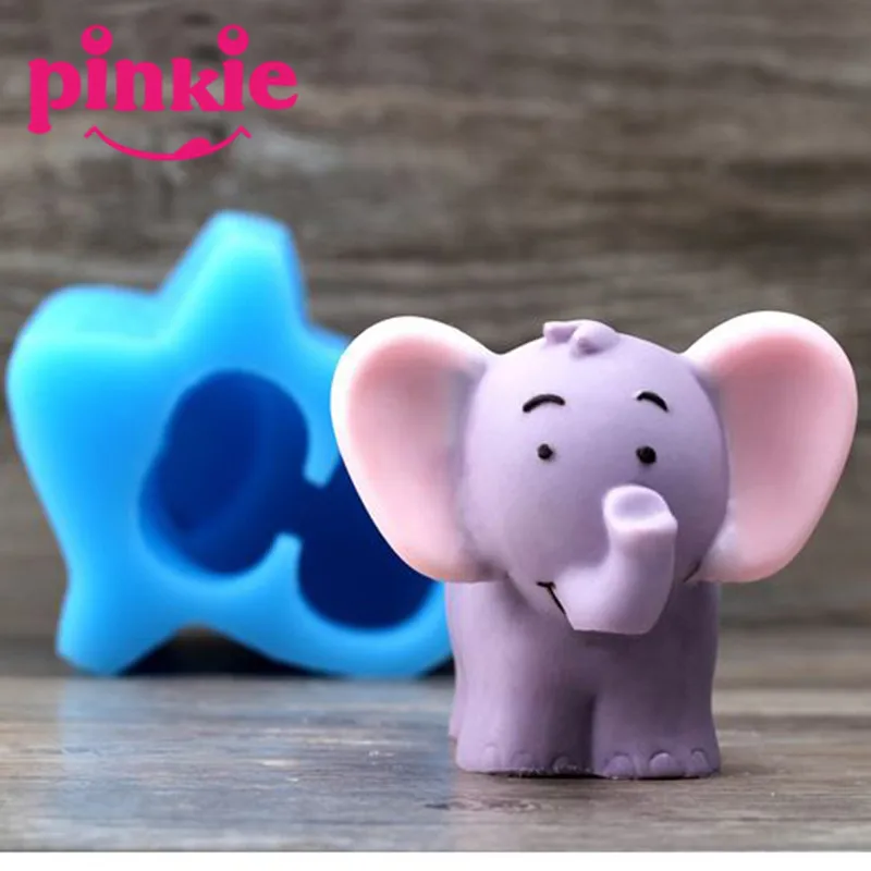 

New Arrival Homemade Hot sale Elephant shaped handmade candle cake molds soap molds children soap molds