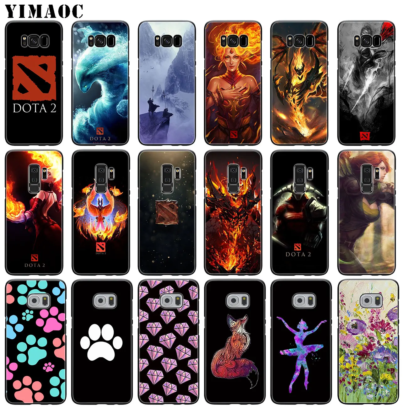Мягкий силиконовый чехол YIMAOC dota 2 с логотипом для Samsung Galaxy S20 Ultra S10 Lite S9 S8 Plus S7 Edge S10e