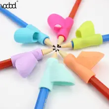 3 шт. детский карандаш держатель письменный корректор Горячая Детская силиконовая ручка захват для помощи в письме устройство для коррекции положения пальцев инструмент для студентов