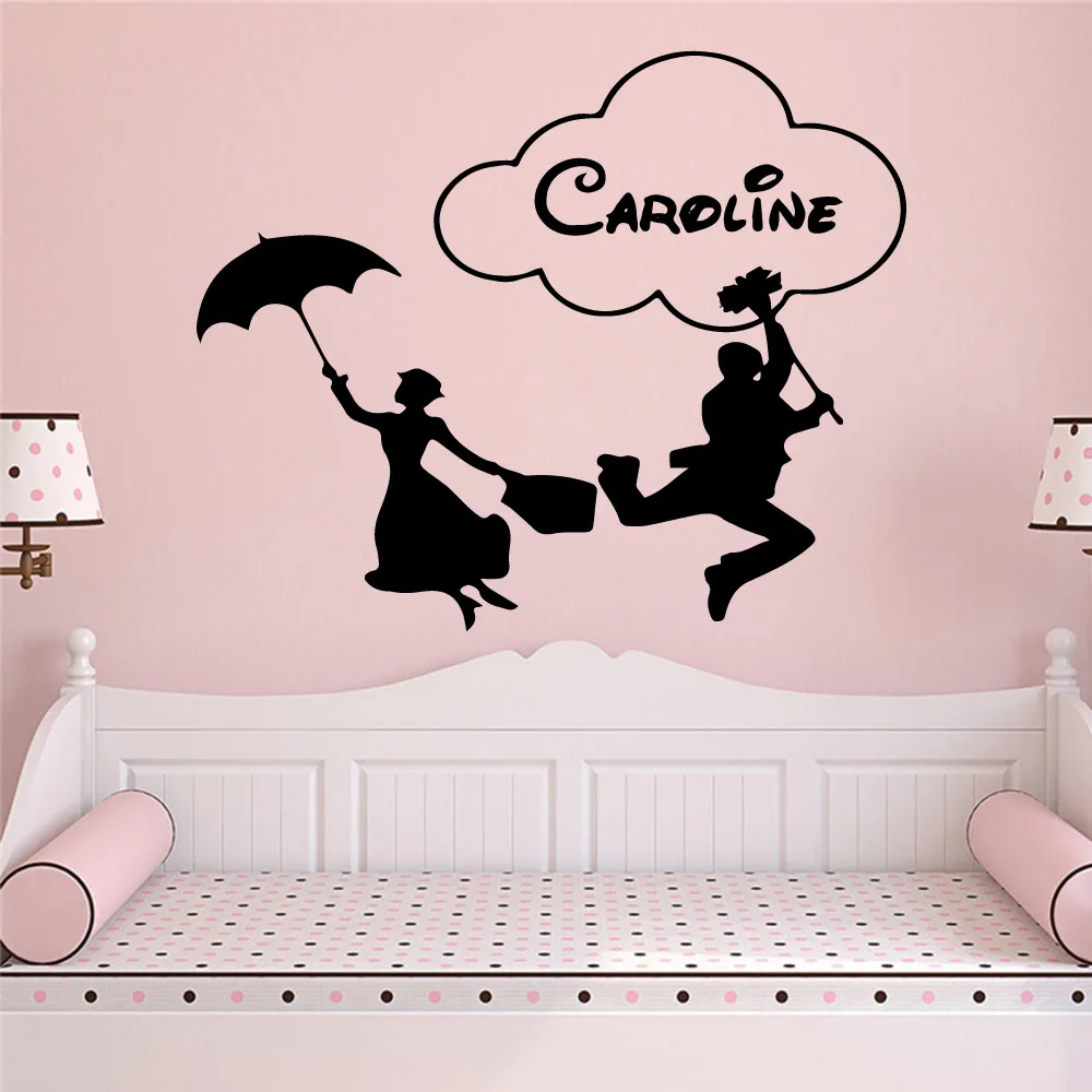 

Hot custom name Removable Art Vinyl Wall Stickers For Baby Kids Rooms Decor Art Decals