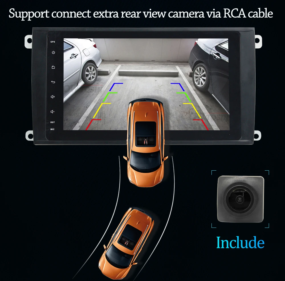 Top Owtosin Car Radio Multimedia Video Player Navigation GPS Android 9.0 For Porsche Cayenne 2003-2010 Car 4GB RAM 32GB ROM 9