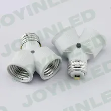 3 шт. e27 2 E27 LED галогена Y Форма свет лампы Splitter адаптер конвертер разъем