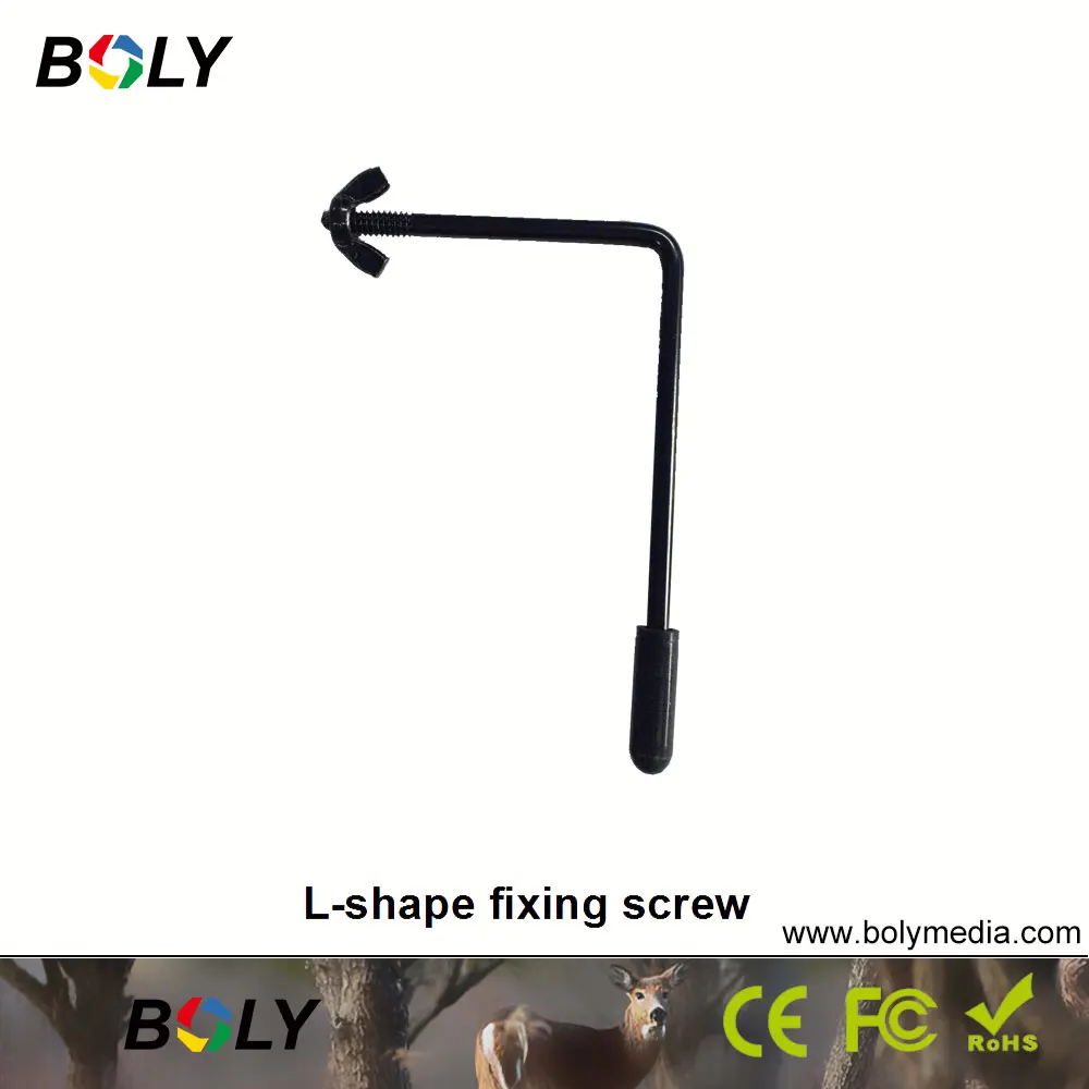 

Boly universal use L shape mounting screw accessories photo traps hunting camera mounts Bolyguard fixed to trees or woods