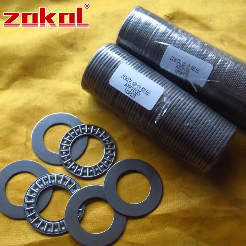 Игольчатый роликовый подшипник ZOKOL AXK2035 2AS + 20*35*4 мм|bearing bearing|bearing roller bearingbearing needle |