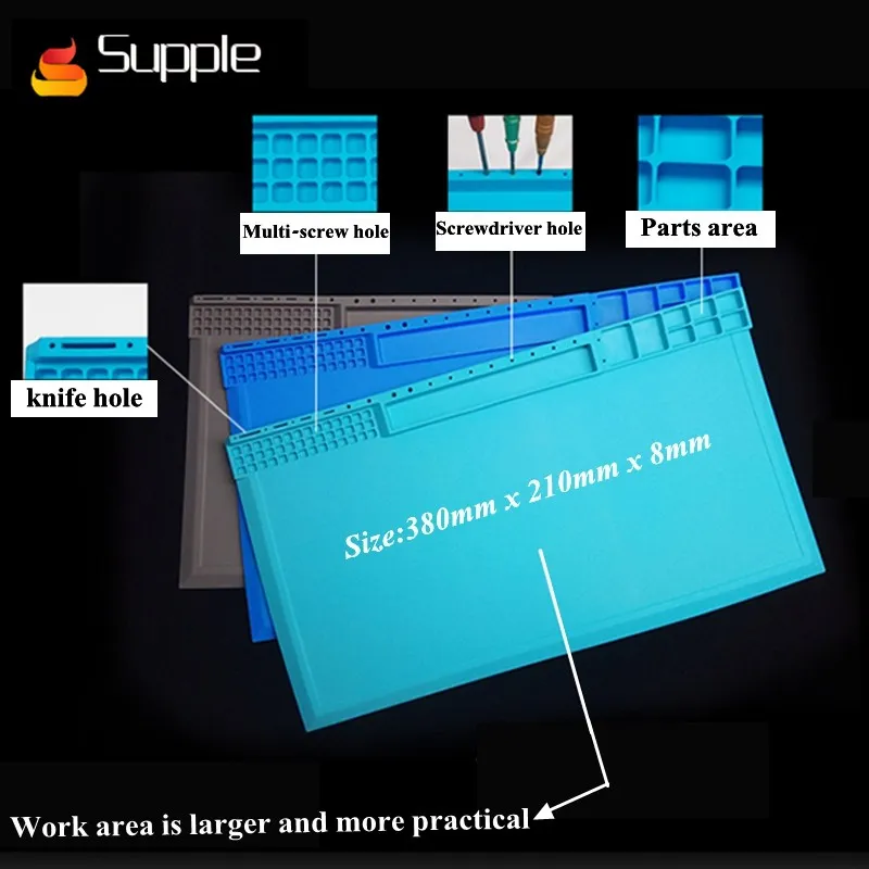Supple Heat Insulation Silicone Pad High temperature resistance