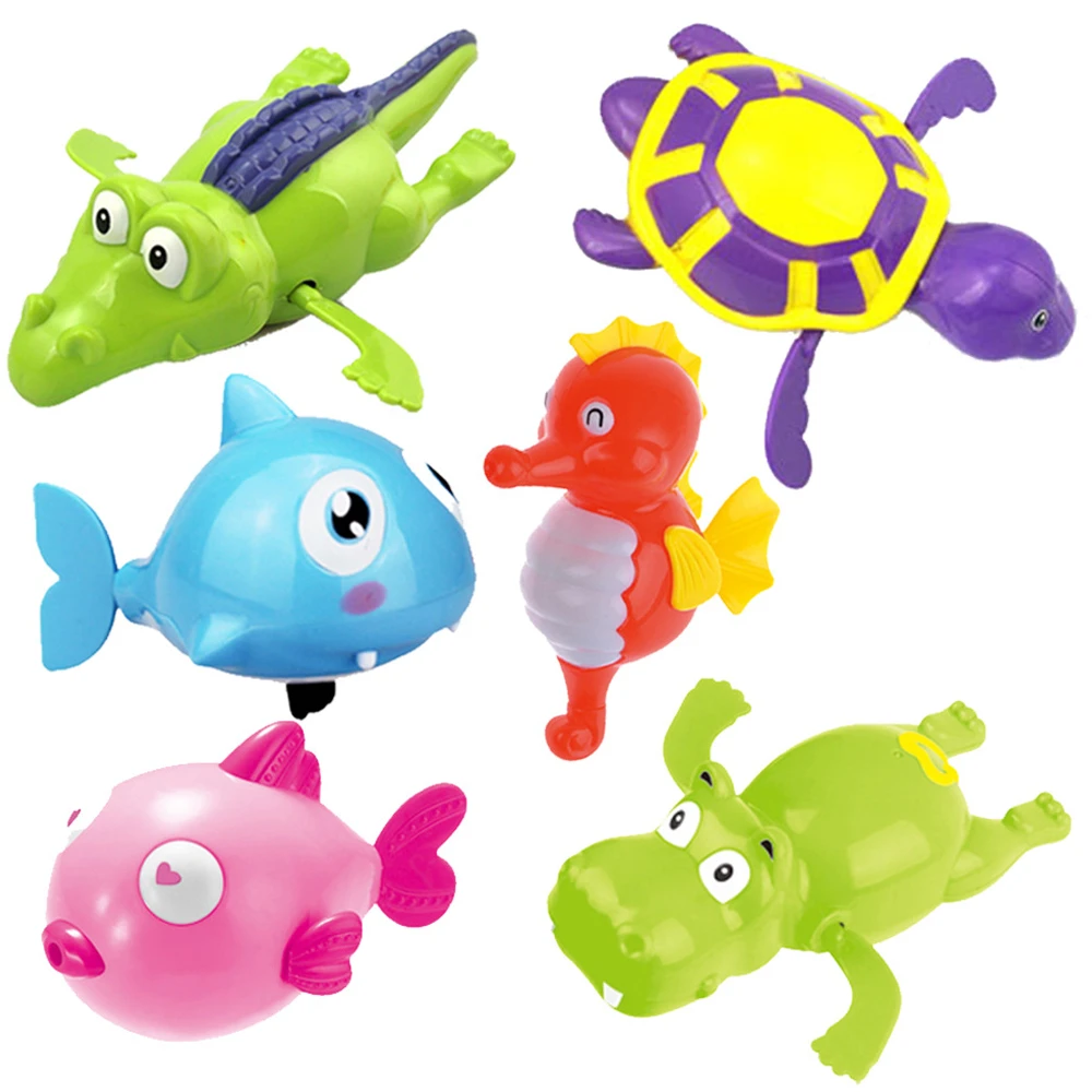 wind up shark bath toy