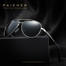 PAIENER HD Óculos Polarizados UV400 Óculos de Sol dos homens da Marca oculos de sol masculino Masculino Óculos Acessórios Para Mulheres Dos Homens