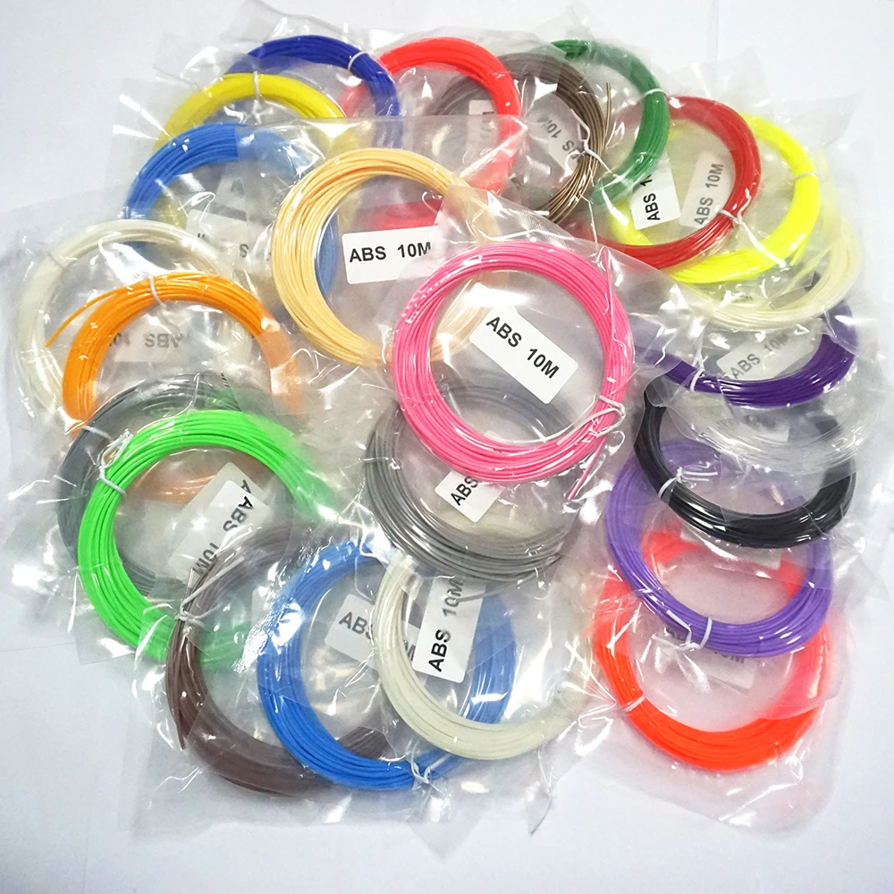 

Fluo-blue 5m ABS 3d filament 21 Colors for 3D Printing Pen Plastic Rubber Consumables (color by random) Free Shipping