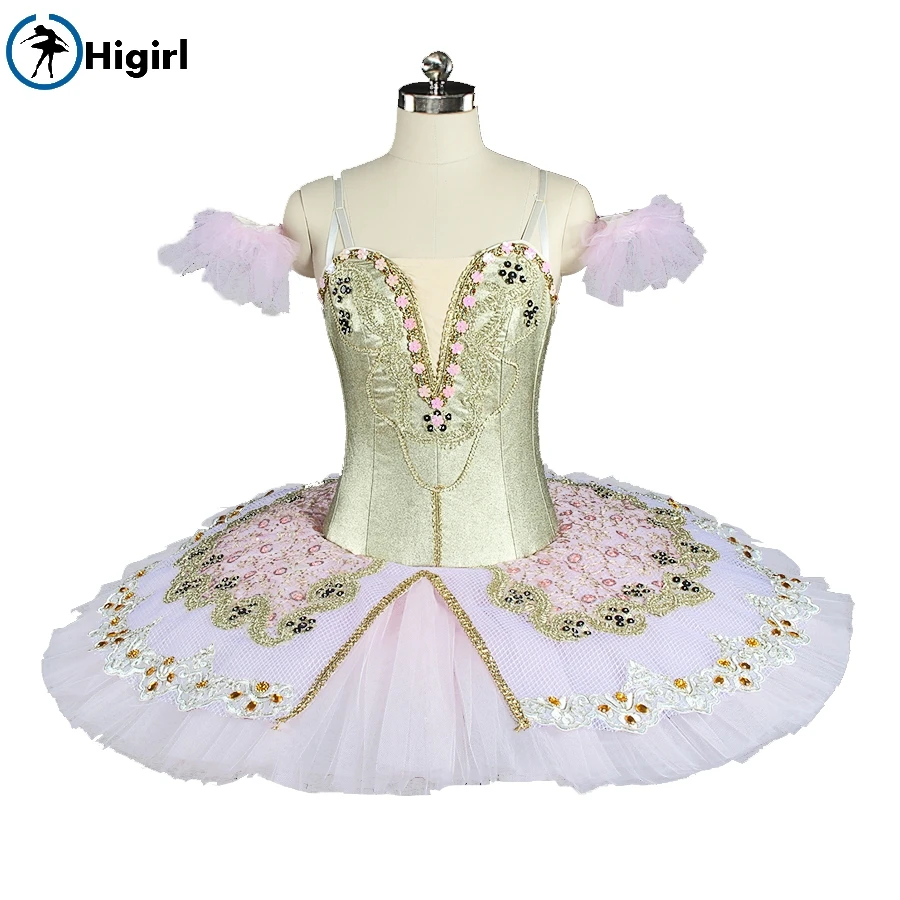 Girls adult ballet tutu pink white classical competiton ballet tutu professional ballet costumes for kids BT9149