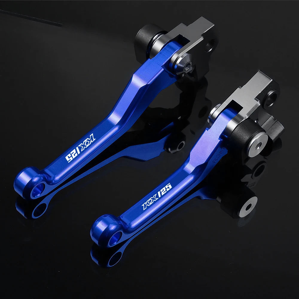 Motorcycle Accessories Dirt bike brakes Motorcycle Brake Clutch Levers FOR KAWASAKI KX125 KX 125 2000 20001 2002 2003 2004 2005 - Цвет: BULE