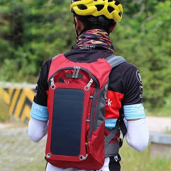 Outdoor Riding Solar Charging Backpack
