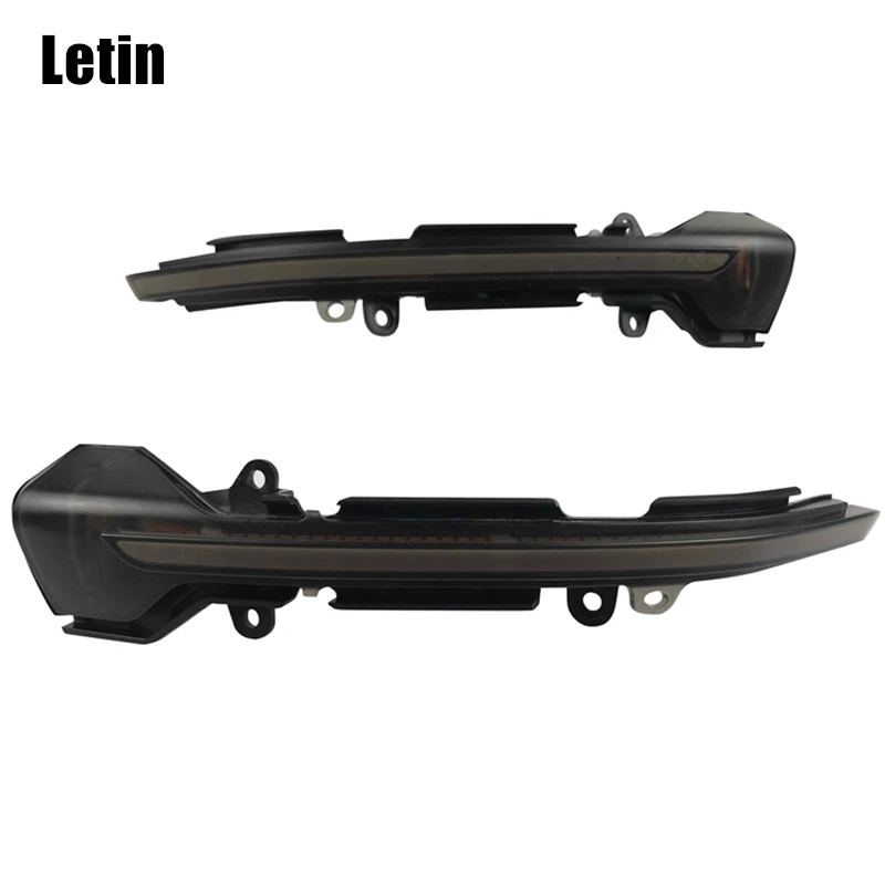 

Letin for Seat Leon III 5F Ibiza KJ side rearview Mirror Dynamic blinker scroll Flow LED Turn Signal Light
