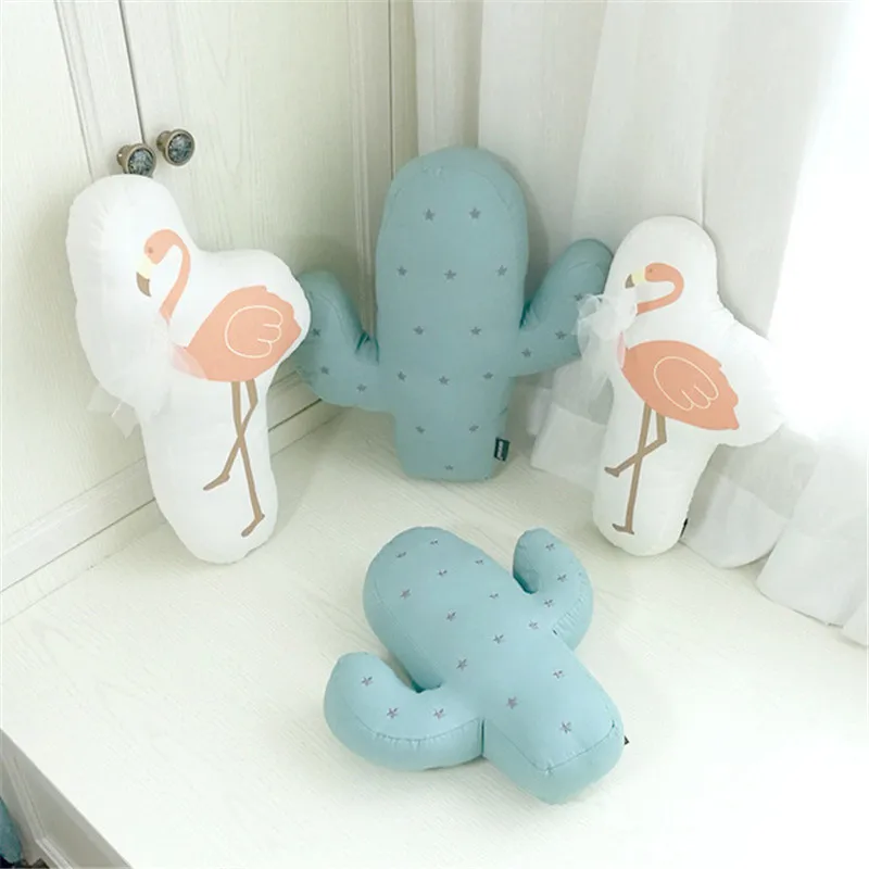 Нордическая 3D декоративная подушка-кактус, мягкая кукла, спинка, домашний декор, подарок на день рождения, Зеленый Кактус, плюшевые игрушки, реквизит для фотосъемки