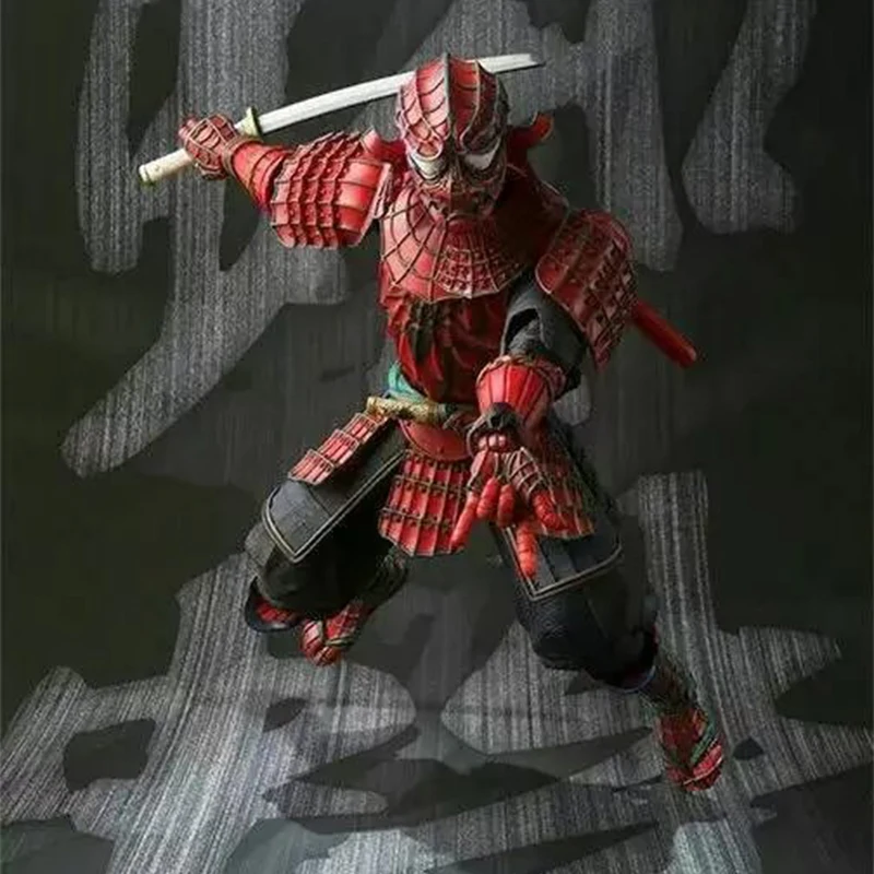 Spiderman SAMURAI MANGA realizzazione Natale Azione Figura in PVC