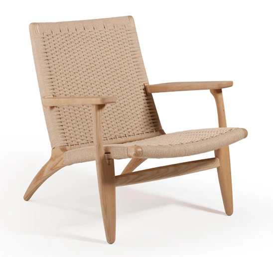 Классическая мебель для дома, гостиной, кресла для отдыха из цельного дерева, стул для отдыха, бумажный код, современный дизайн, лофт, стул для кафе - Цвет: natural