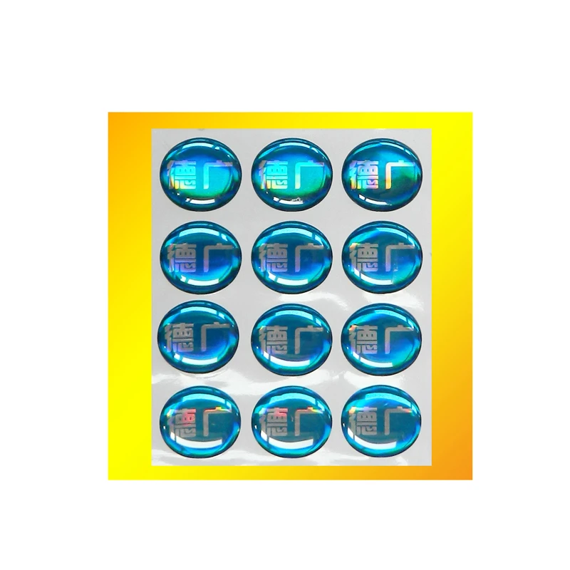 

Custom epoxy resin doming stickers personalized in full colour with the design of your choice