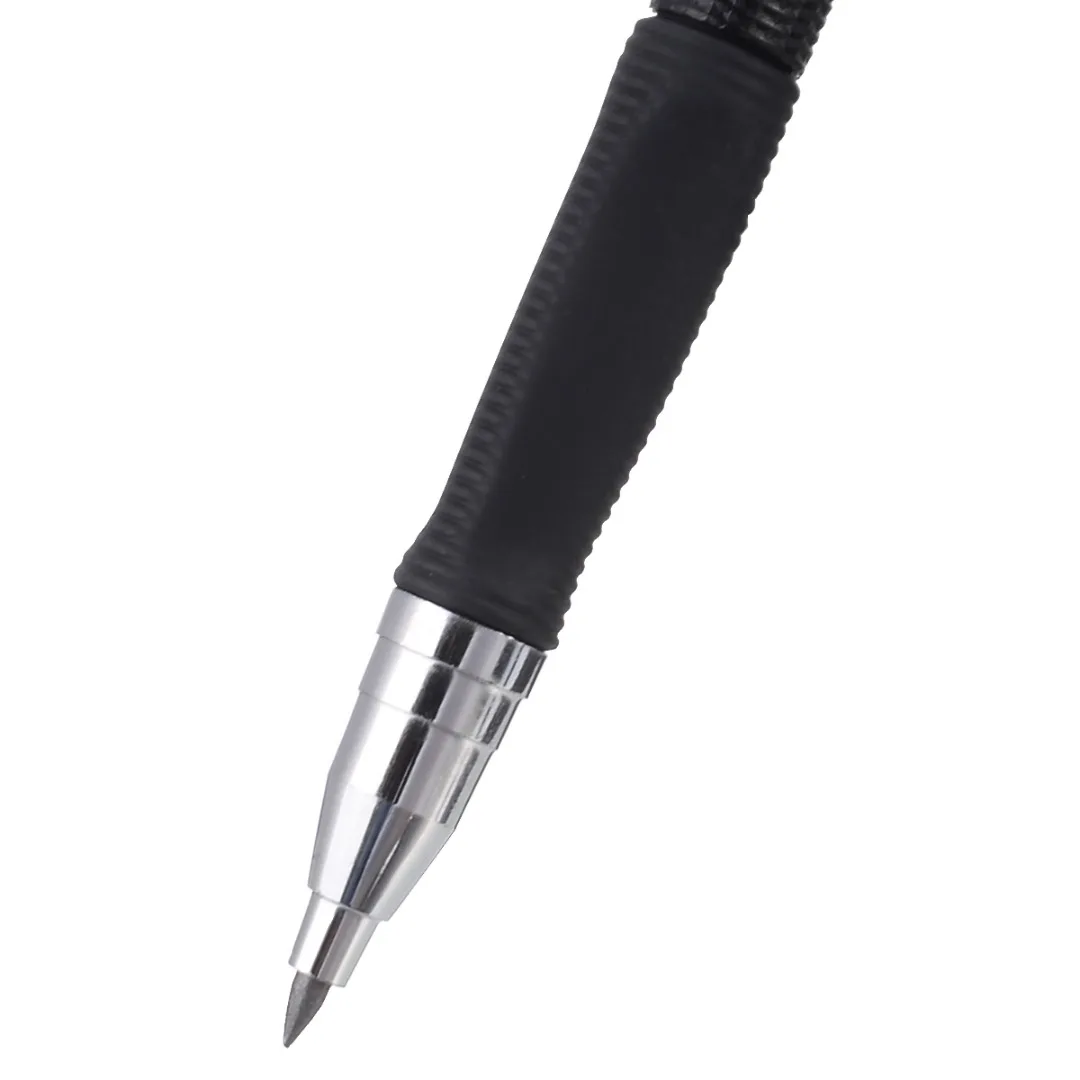 5pcs 2B Mechanical Pencil 2mm Metal Lead Holder Pen Automatic Draft Drawing Pencil Art Tool For Technical Drawing Black/Blue