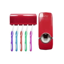 Модные Автоматический Диспенсер зубной пасты, для зубной щетки держатель Ванная комната Продукты настенное крепление стойки для ванной зубная паста соковыжималки