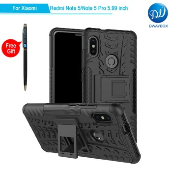

DWaybox Case For Xiaomi Redmi Note 5 Pro 2in1 Dual Layers Spider Pattern Shockproof Back Cover For Redmi Note 5 With Stand 12PCS