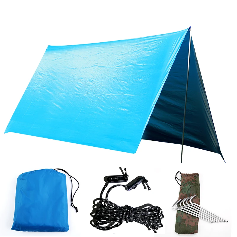 

Outdoor Travel Portable Furniture Multi-purpose Canopy Hammock Waterproof Sunscreen Awning Shade Tent