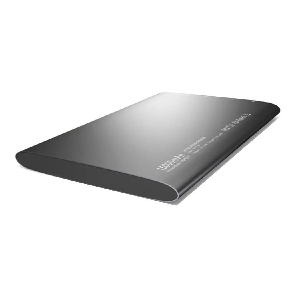 

15000mAh Portable Ultra Slim Power Bank Light weight, compact size Dual USB powerbank External Battery Charger