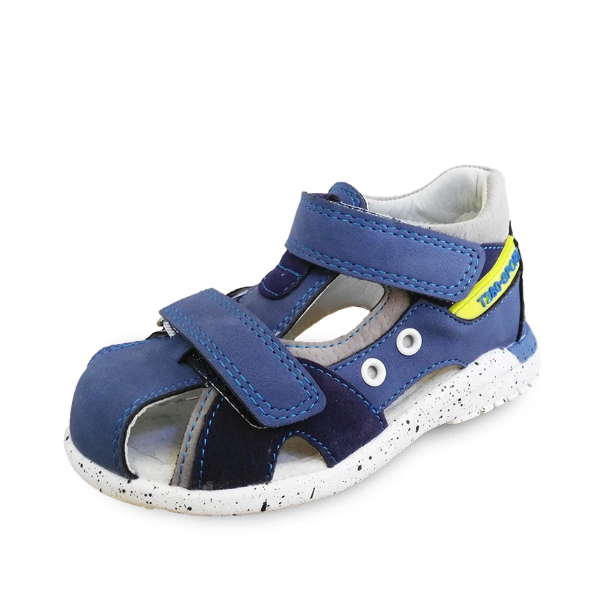 Модные детские ортопедические сандалии из искусственной кожи с поддержкой арки, 1 пара, летняя детская обувь для мальчиков, сандалии наивысшего качества