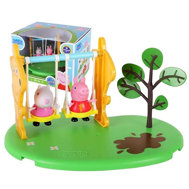 2019 подлинный Свинка Пеппа игрушка Моделирование PEPPA Джордж кукла Счастливый
