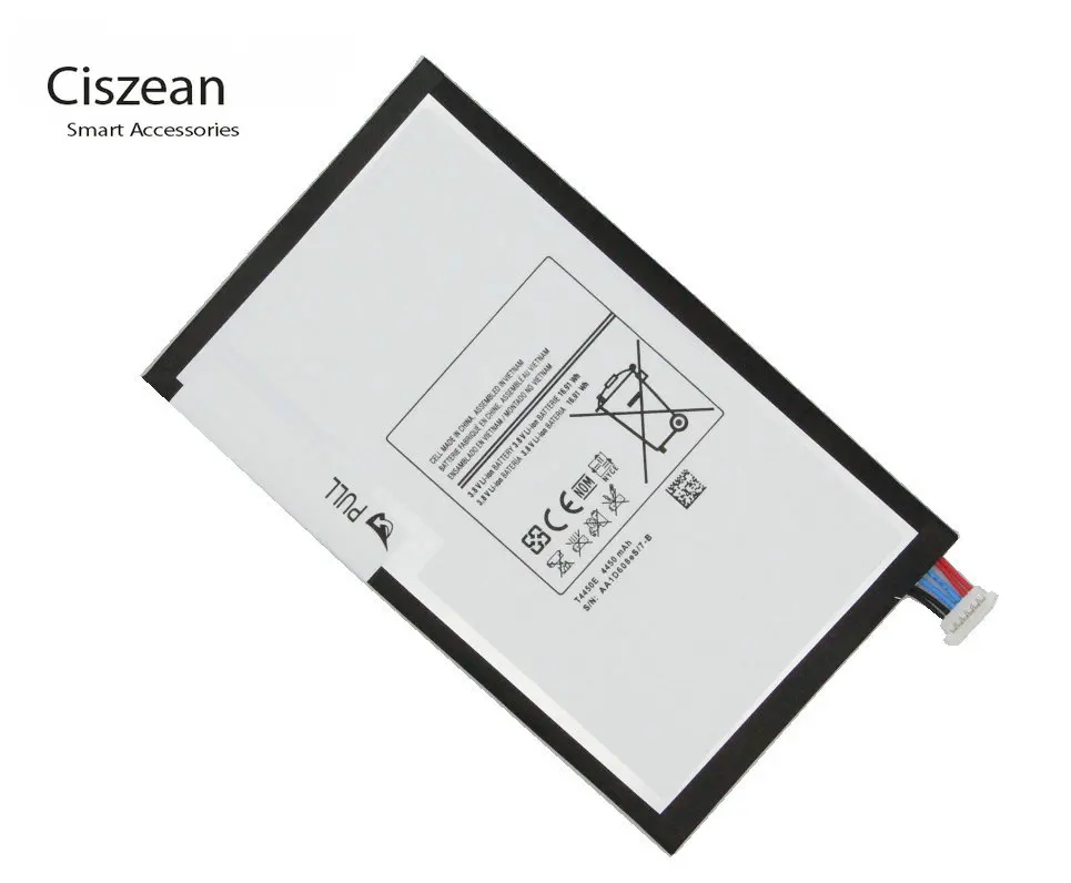Ciszean 10x4450mAh T4450E Сменный аккумулятор для планшета Samsung galaxy Tab 3 8 &quot8 0 T310 T311 T315 T3110