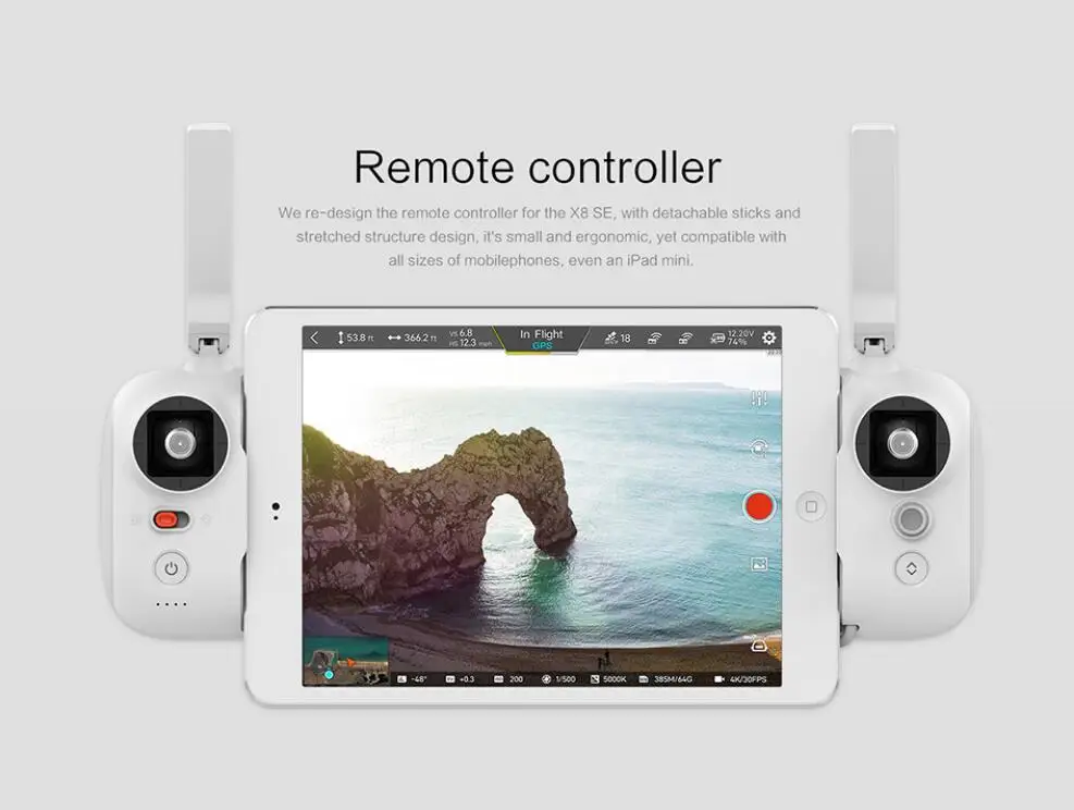 Квадрокоптер Xiao Mi FIMI X8 SE Ру Дрон с камерой 4K HD дополнительные батареи 5 км FPV 3