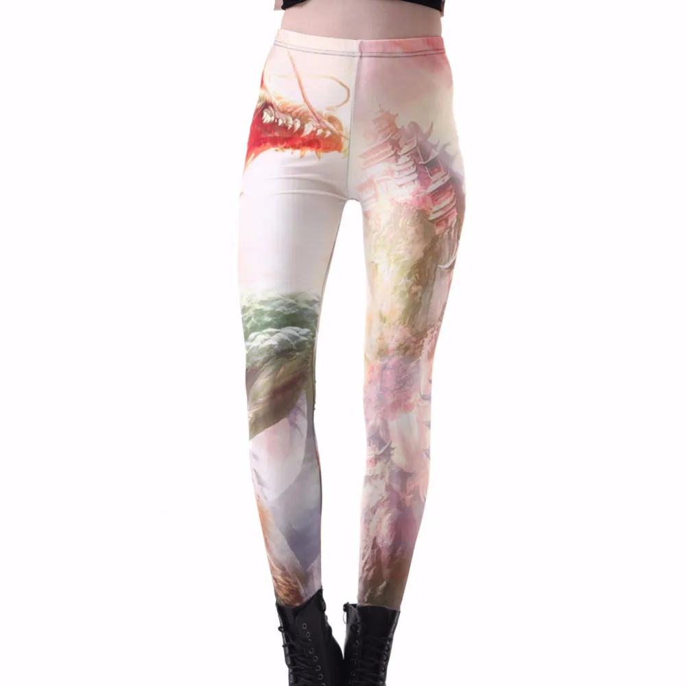 Drop Ship Fitness Legging Printed Women Landscape Leggins Digital